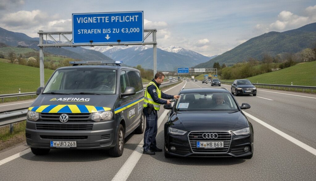 Ohne Vignette erwischt: Diese Strafen und Bußgelder drohen in Österreich